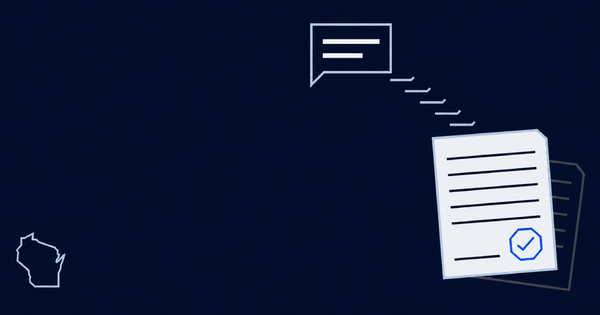 A speech bubble reading Just go ahead flowing into a change-order document with a blue approval check