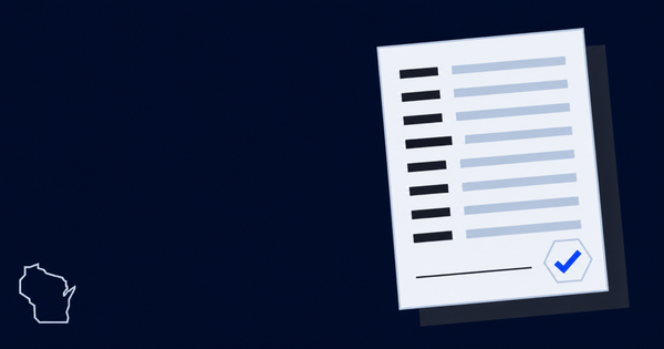 A change order document with eight line items and an approval checkmark